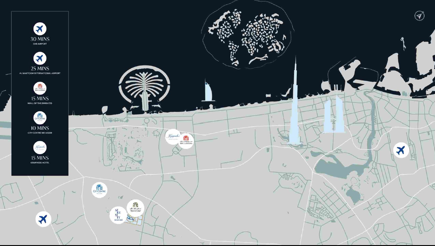 Majid Serenity Mansions Location Image