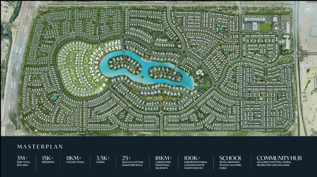 Majid Serenity Mansions Master Plan Image