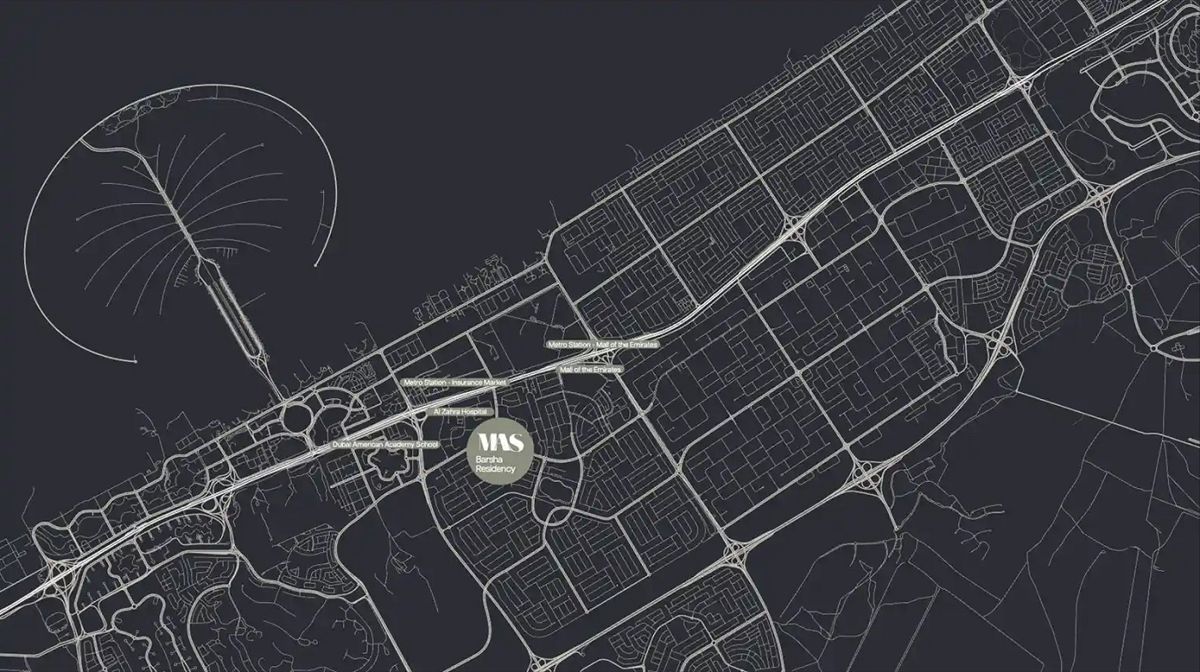 MAS Barsha Residency Location Image