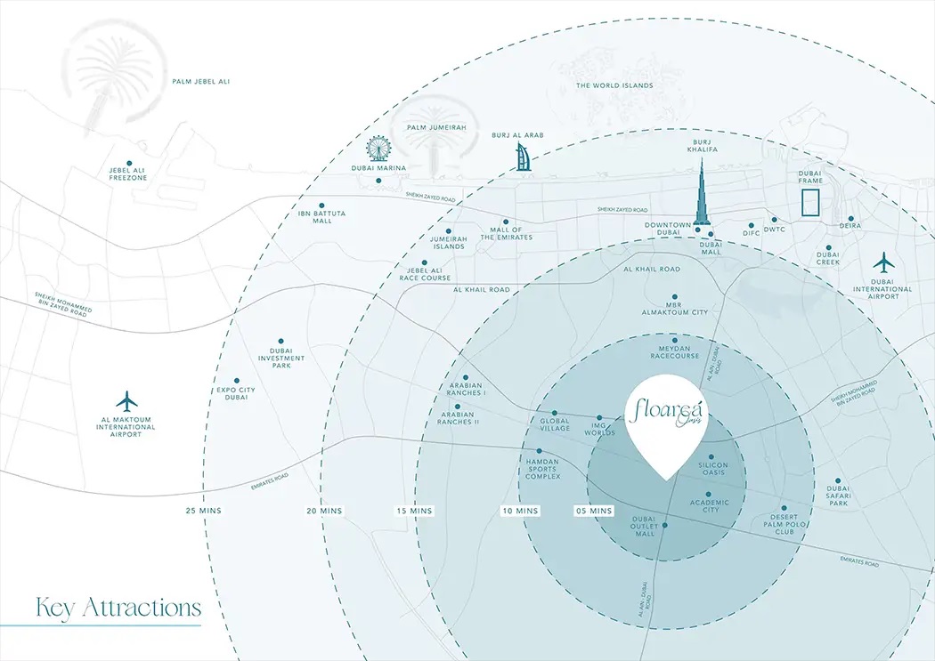 Mashriq Floarea Oasis Location Image