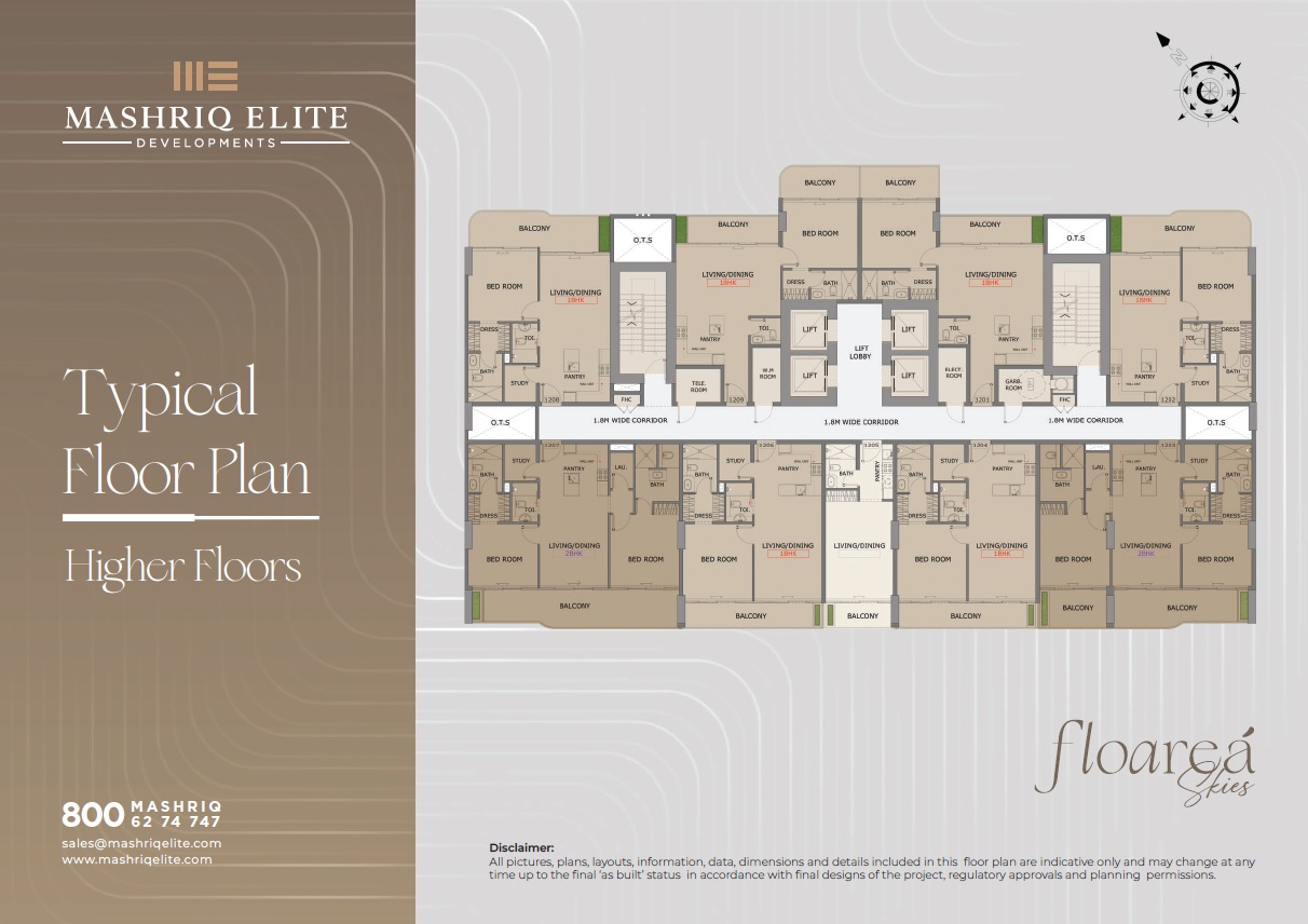 Mashriq Floarea Skies Floor Plans