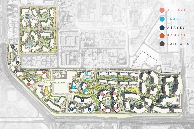 Meraas Al Jazi Apartments Master Plan Image