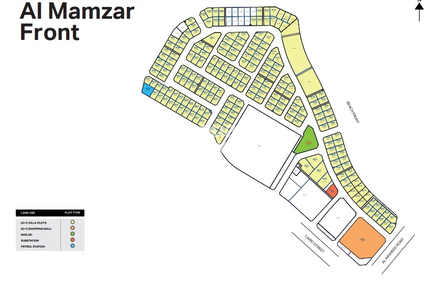 Meraas Al Mamzar Front Master Plan Image