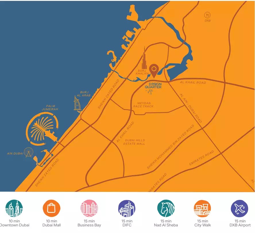 Meraas Design Quarter Location Image