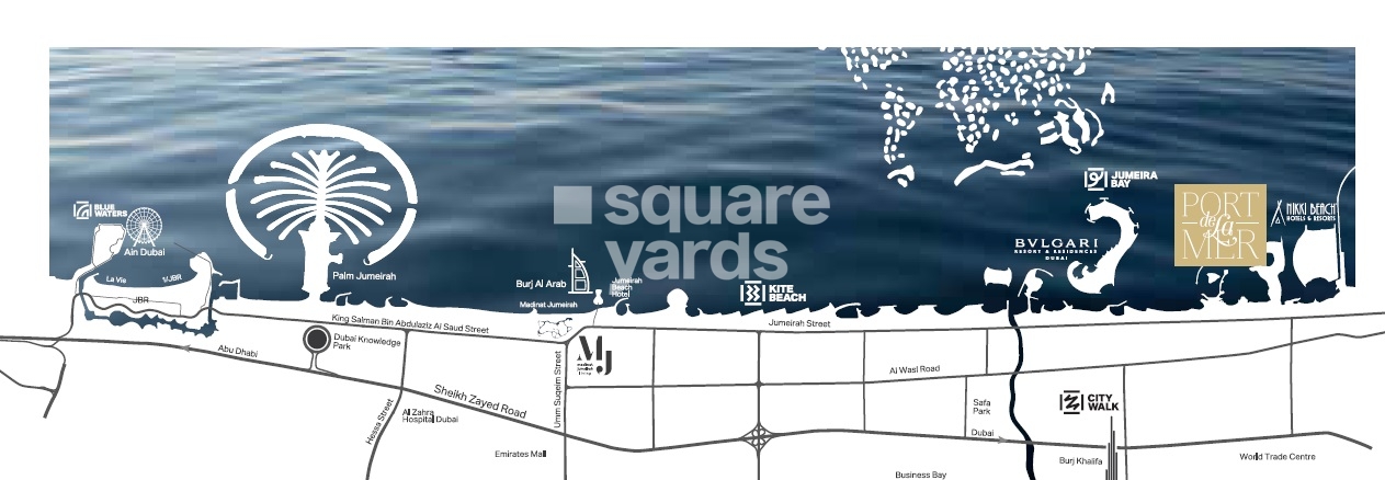 Meraas La Sirene Location Image