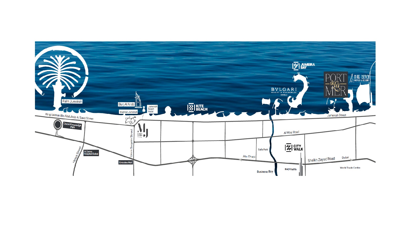 Meraas Port de La Mer Le Soleil Location Image