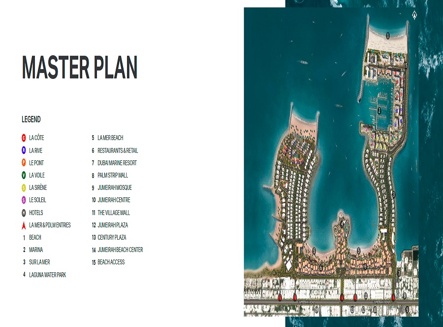 Meraas Port de La Mer Le Soleil Master Plan Image