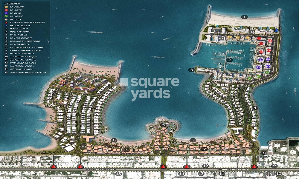 Meraas Port De la Mer Master Plan Image