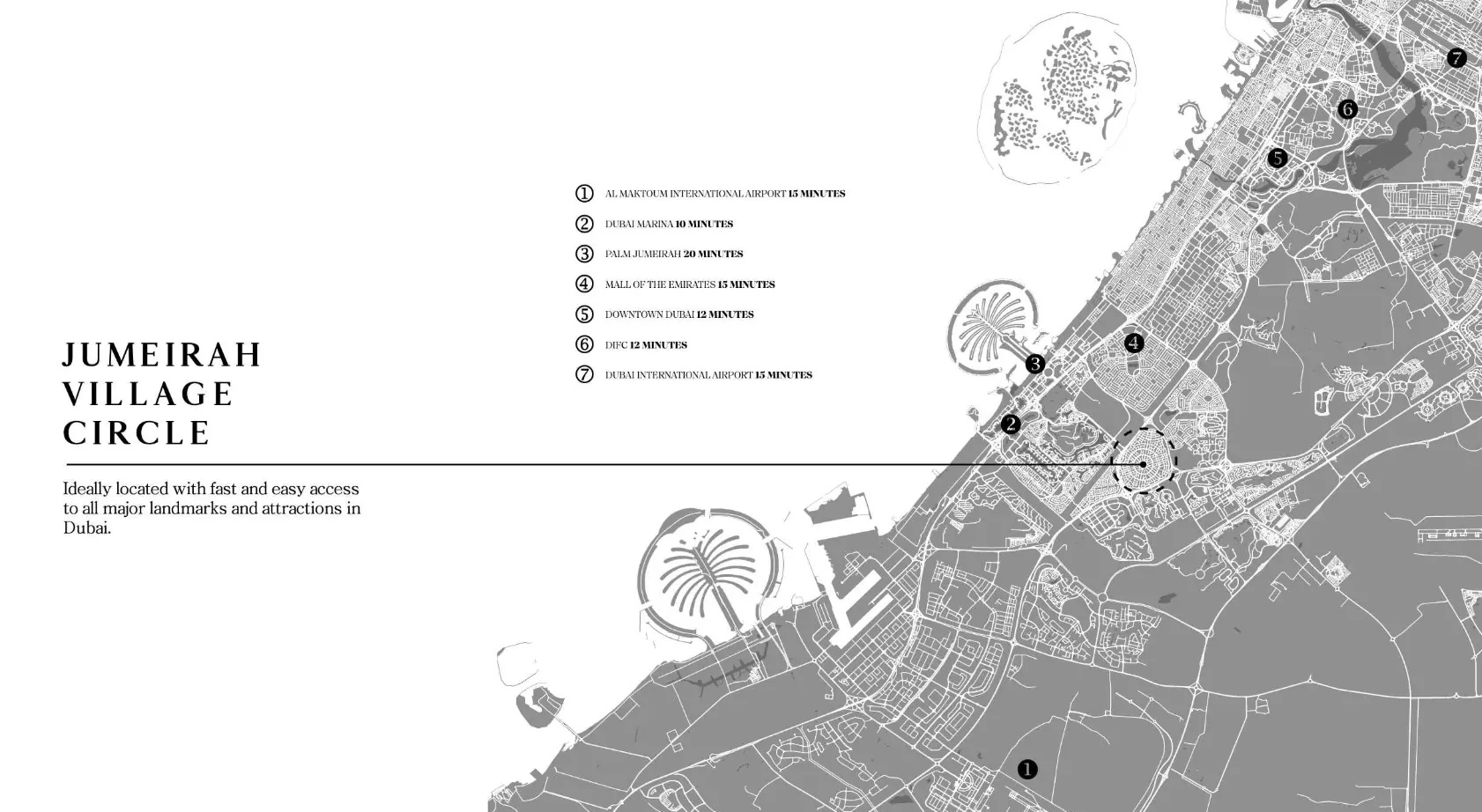 Meteora 7 Park Central Apartments Location Image