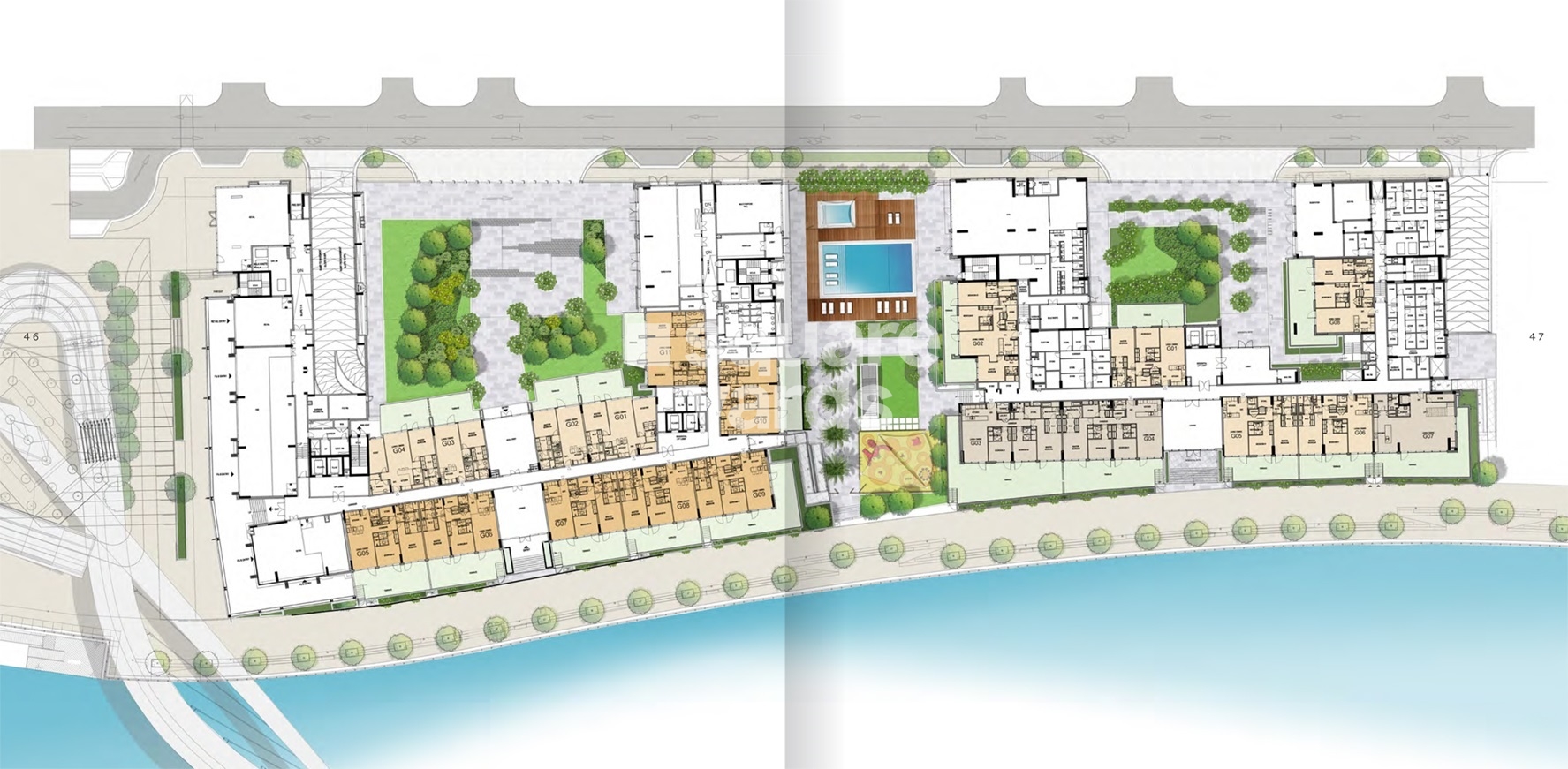 Meydan Canal Front Residences Master Plan Image