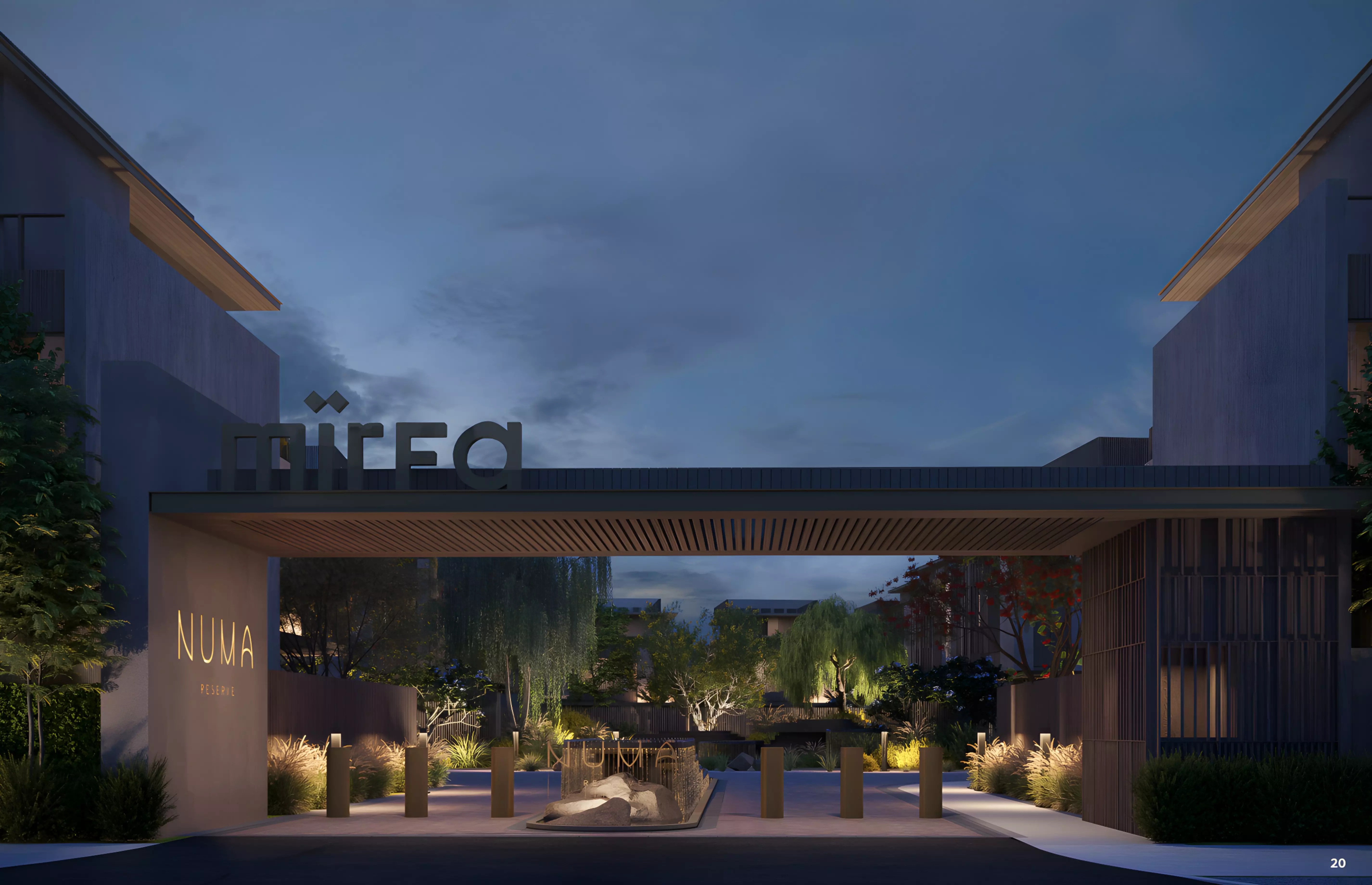 Mirfa Numa Reserve Entrance View