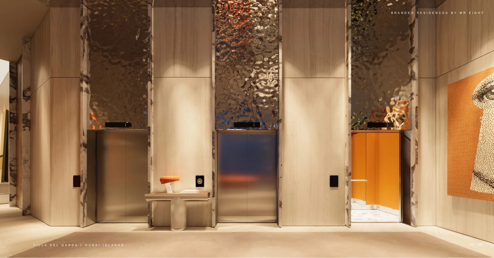 Mr Eight Villa Del Garda Lift Lobby Image