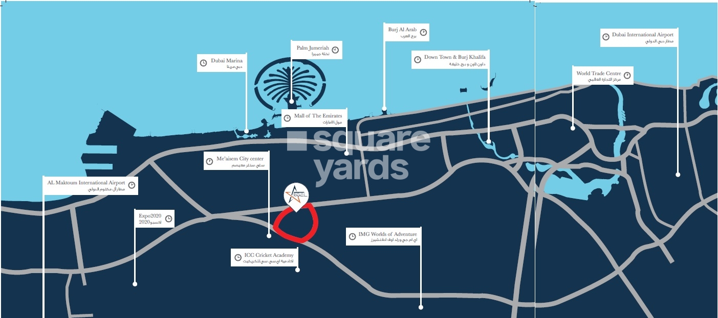 Myra Rigel Apartment Location Image