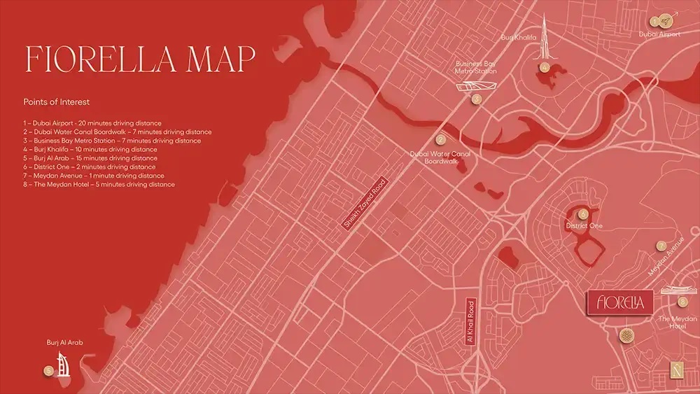 NAAS Fiorella Residences Location Image