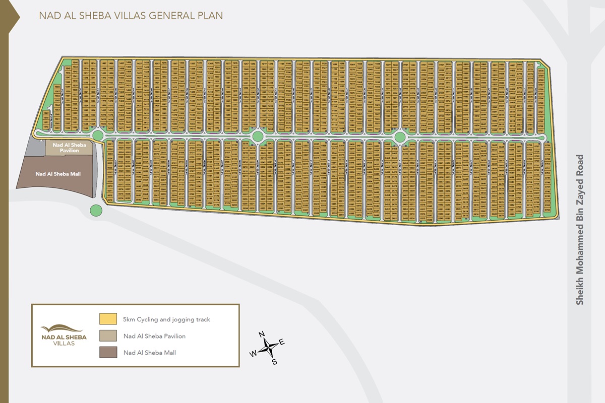 Nakheel Nad Al Sheba Villas Master Plan Image