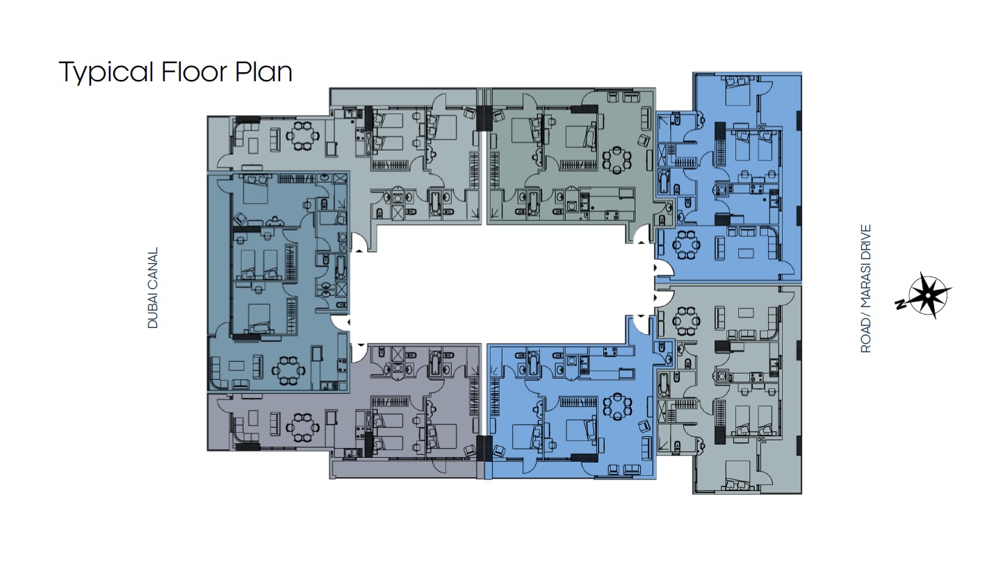 NED Canal Bay Floor Plans