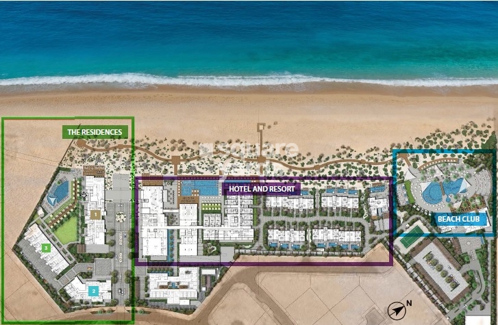 Nikki Beach Residences Master Plan Image