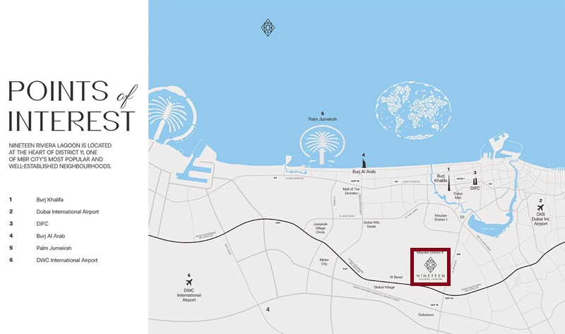 Nineteen Riviera Lagoon Location Image