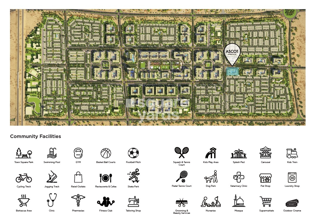 Nshama Ascot Residences Master Plan Image