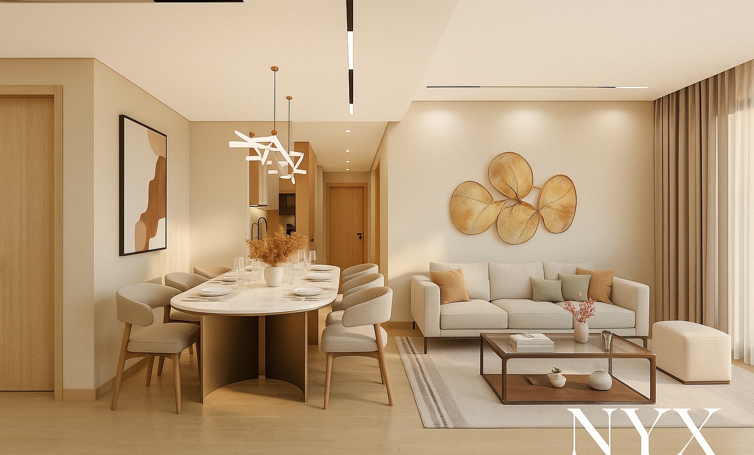 Nyx Xenia Residence Apartment Interiors