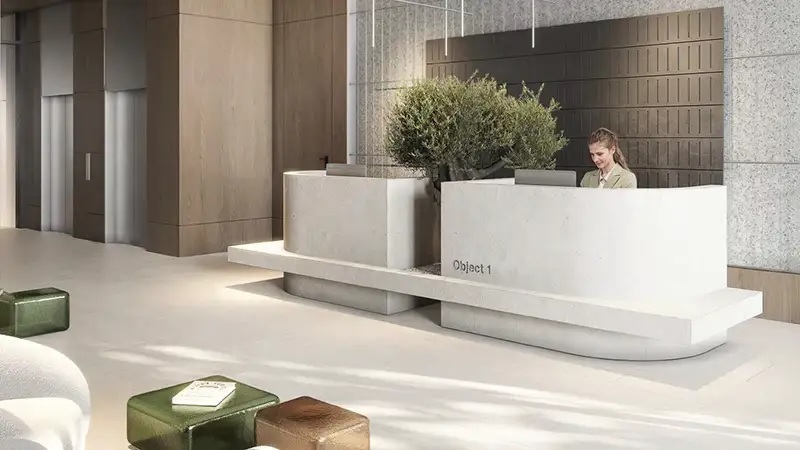 Object 1 V1VID Residence Waiting Lounge