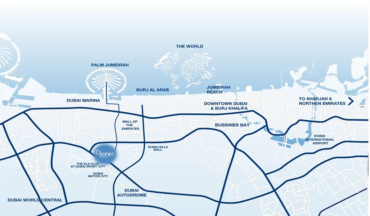 Object Ozone 1 Residences Location Image