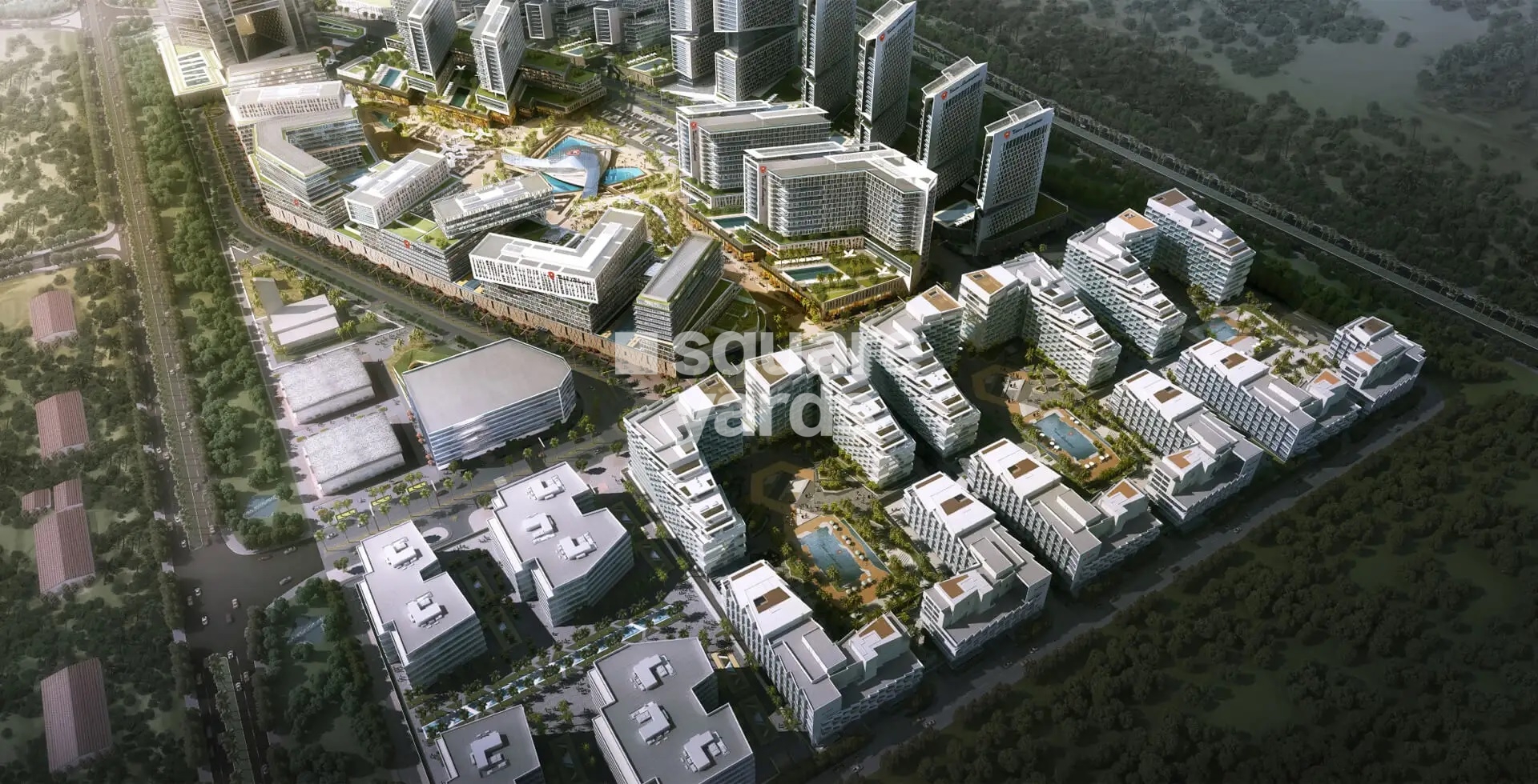 Oriental Tonino Lamborghini Residences Master Plan Image