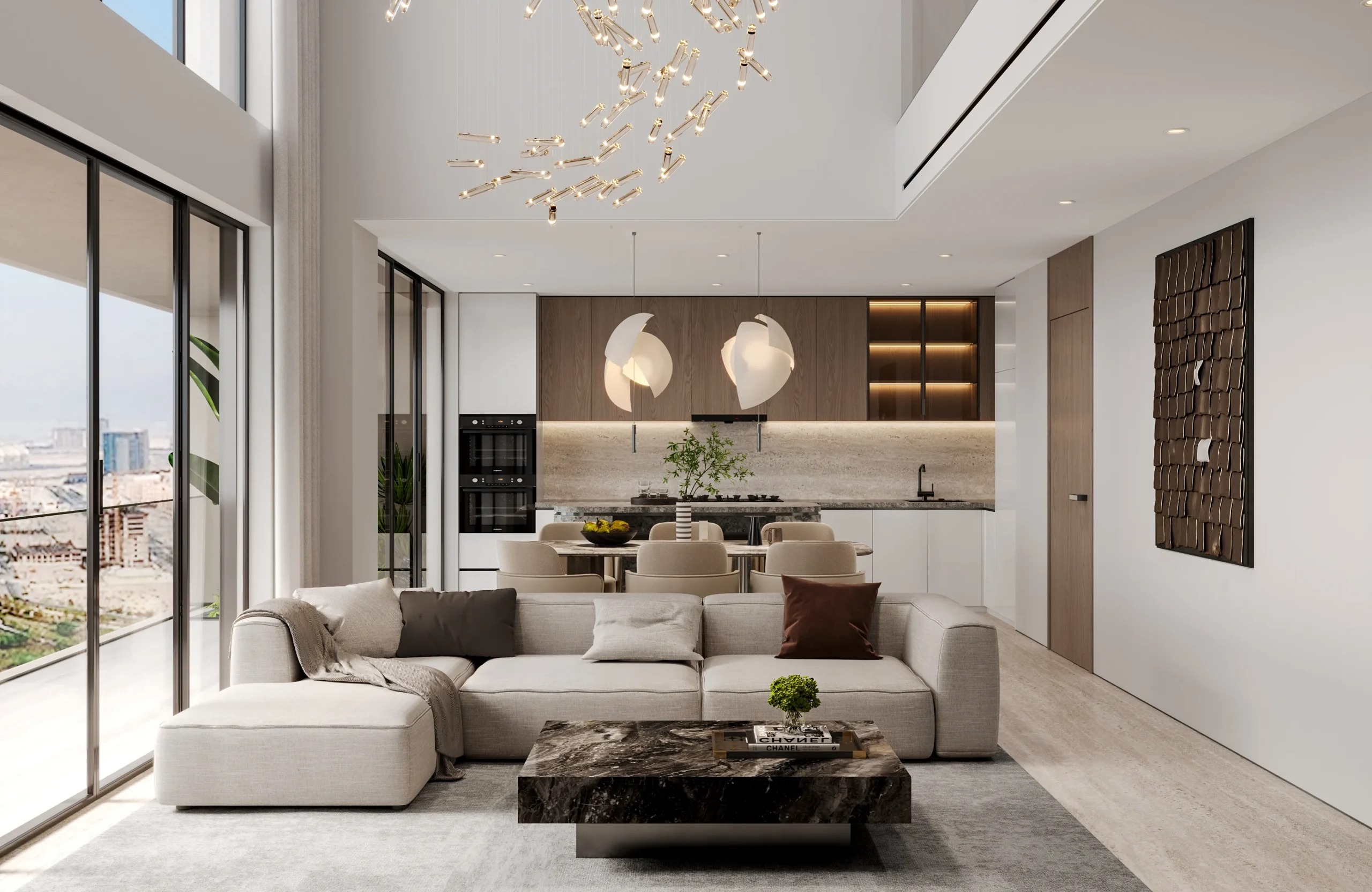 Pasha Stax Tower Apartment Interiors