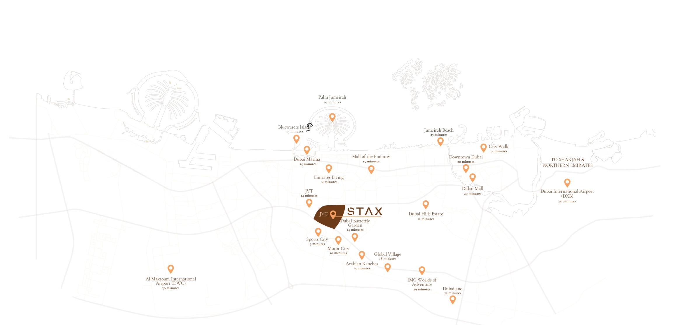 Pasha Stax Tower Location Image