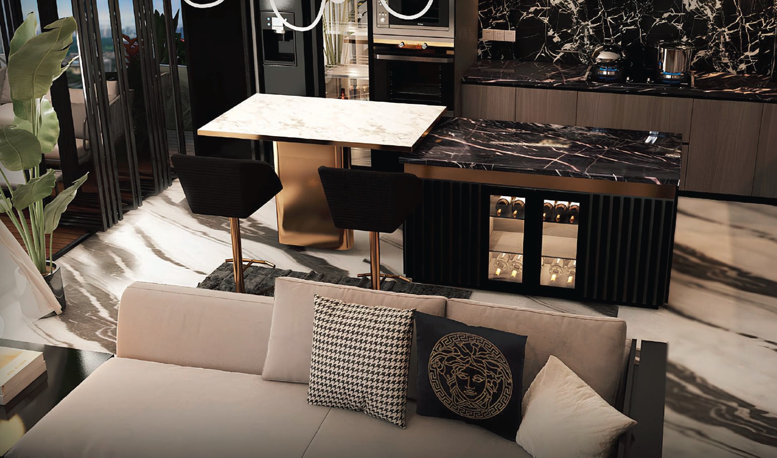 Peace Sky Suites Apartment Interiors