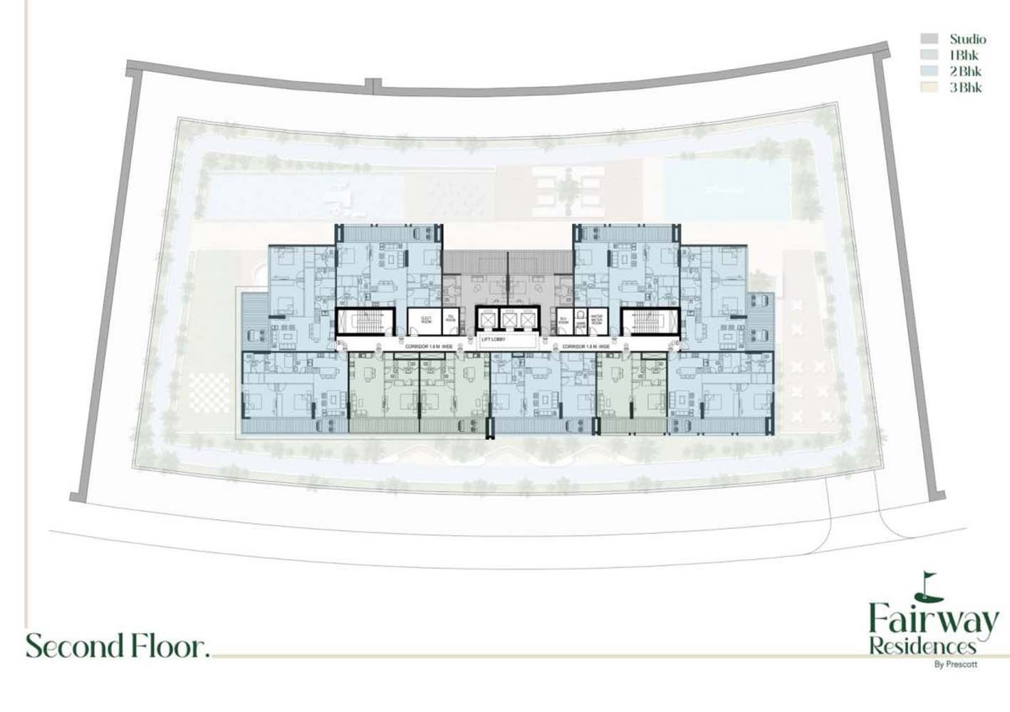 Prescott Fairway Residences Floor Plans