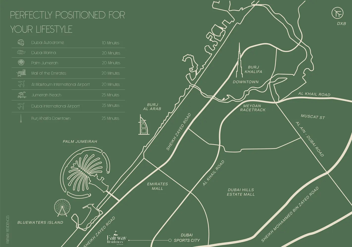 Prescott Fairway Residences Location Image