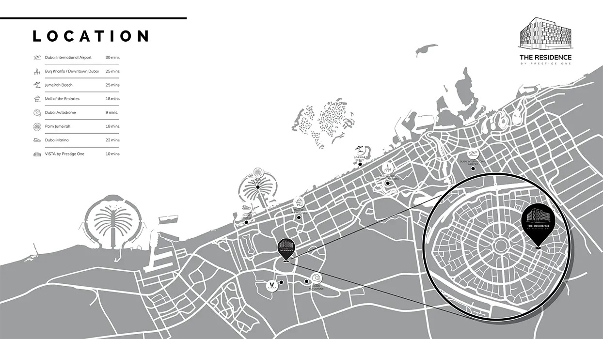 Prestige One The Residence Location Image