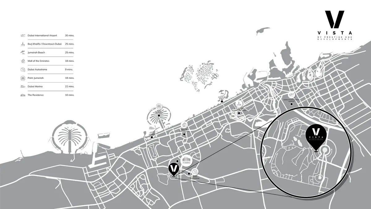 Prestige One Vista Location Image