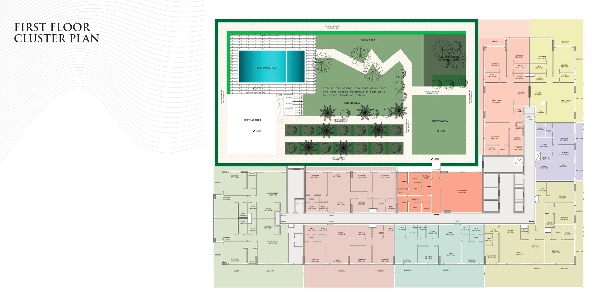 Purvanchal Sunbliss Residence Floor Plans