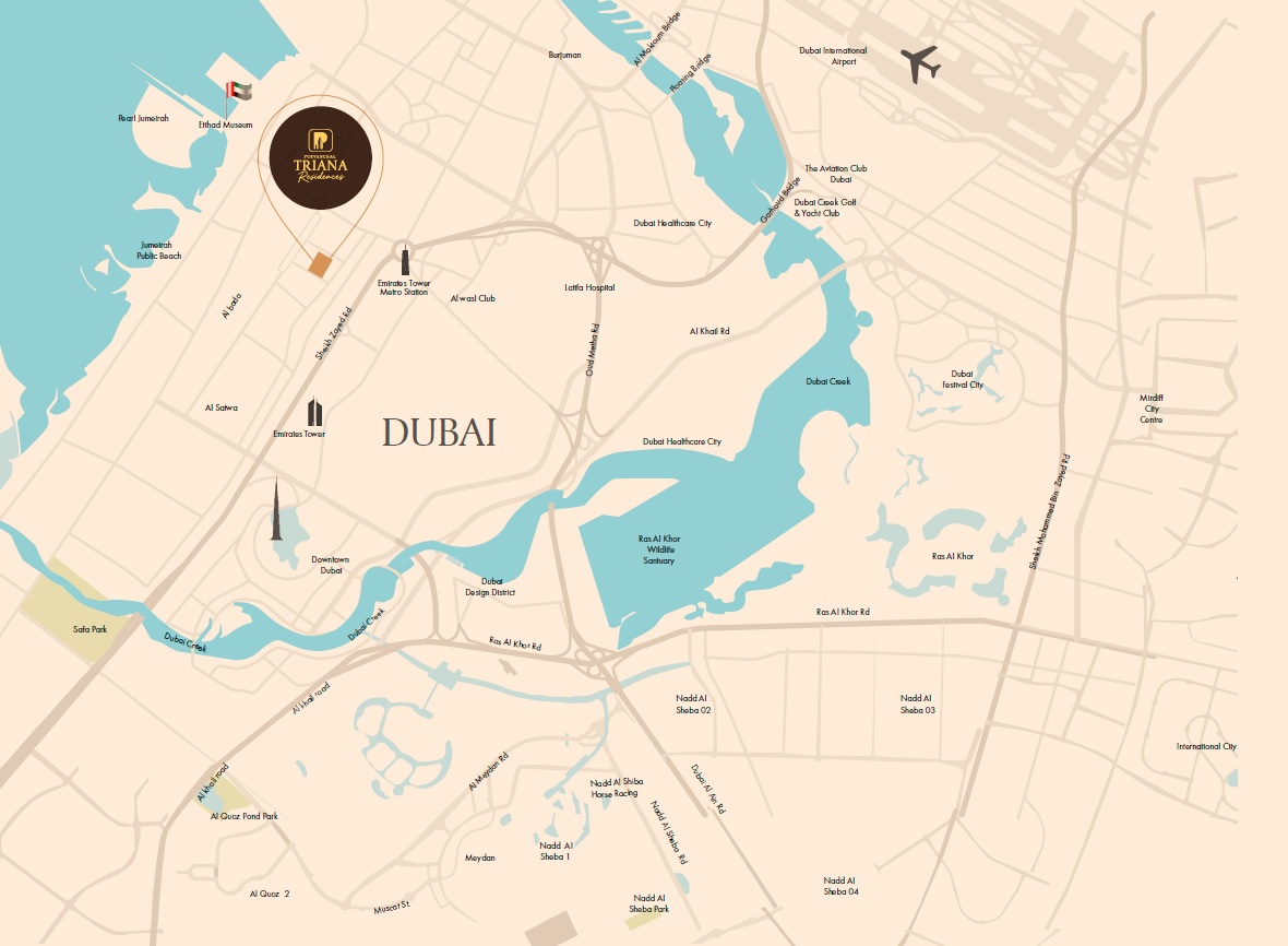 Purvanchal Triana Residences Location Image