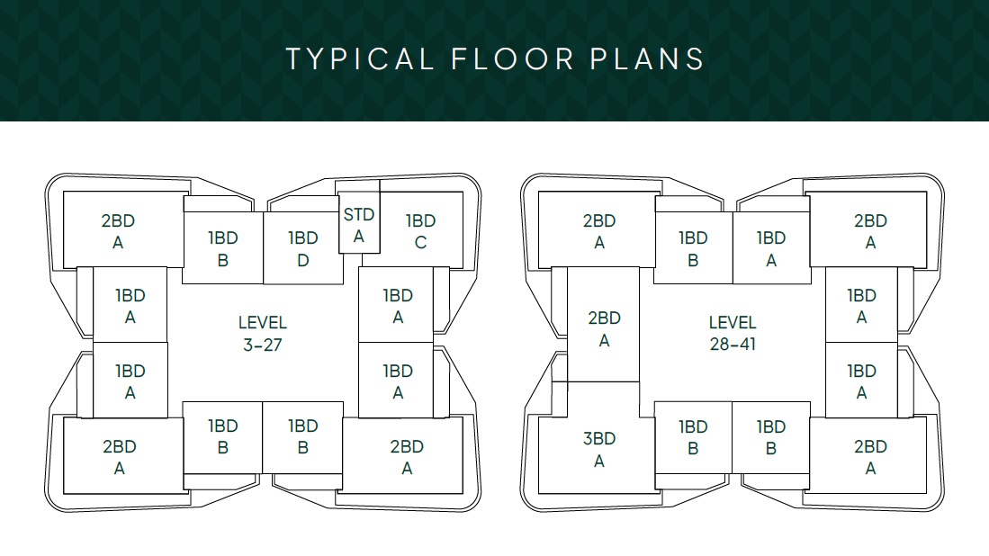 Qube Midora Residences Floor Plans