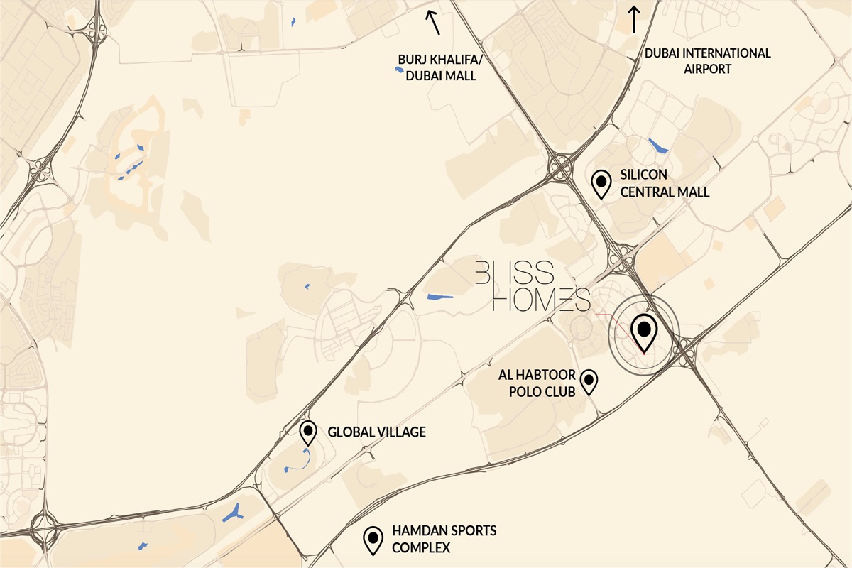 Rashed Bliss Homes Location Image