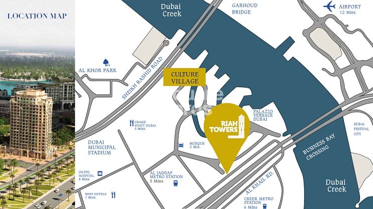 Riah Towers Location Image