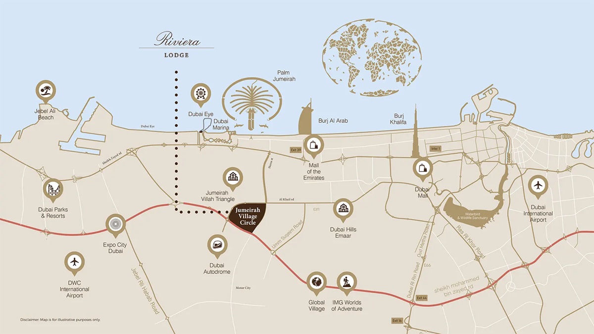 Riviera Lodge Residences Location Image