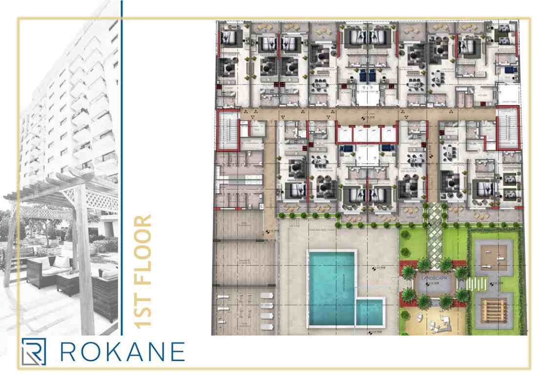 Rokane G24 Tower Floor Plans