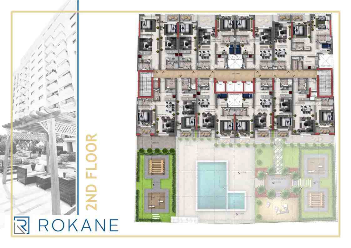 Rokane G24 Tower Floor Plans
