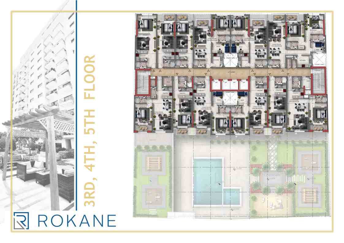 Rokane G24 Tower Floor Plans