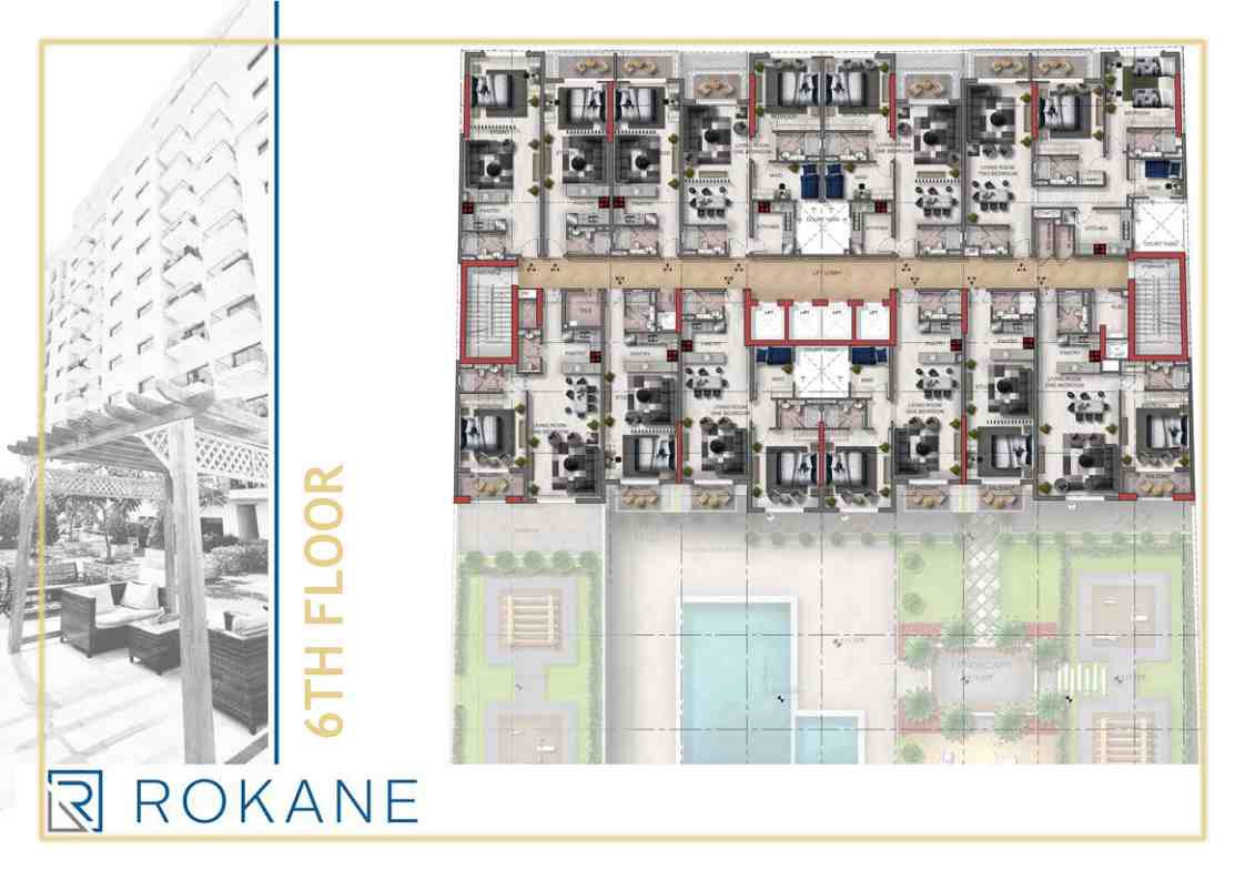 Rokane G24 Tower Floor Plans