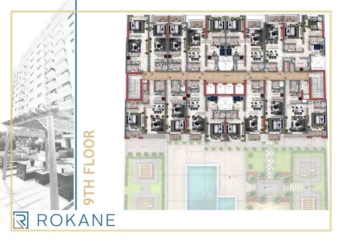 Rokane G24 Tower Floor Plans