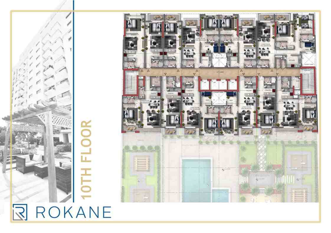 Rokane G24 Tower Floor Plans