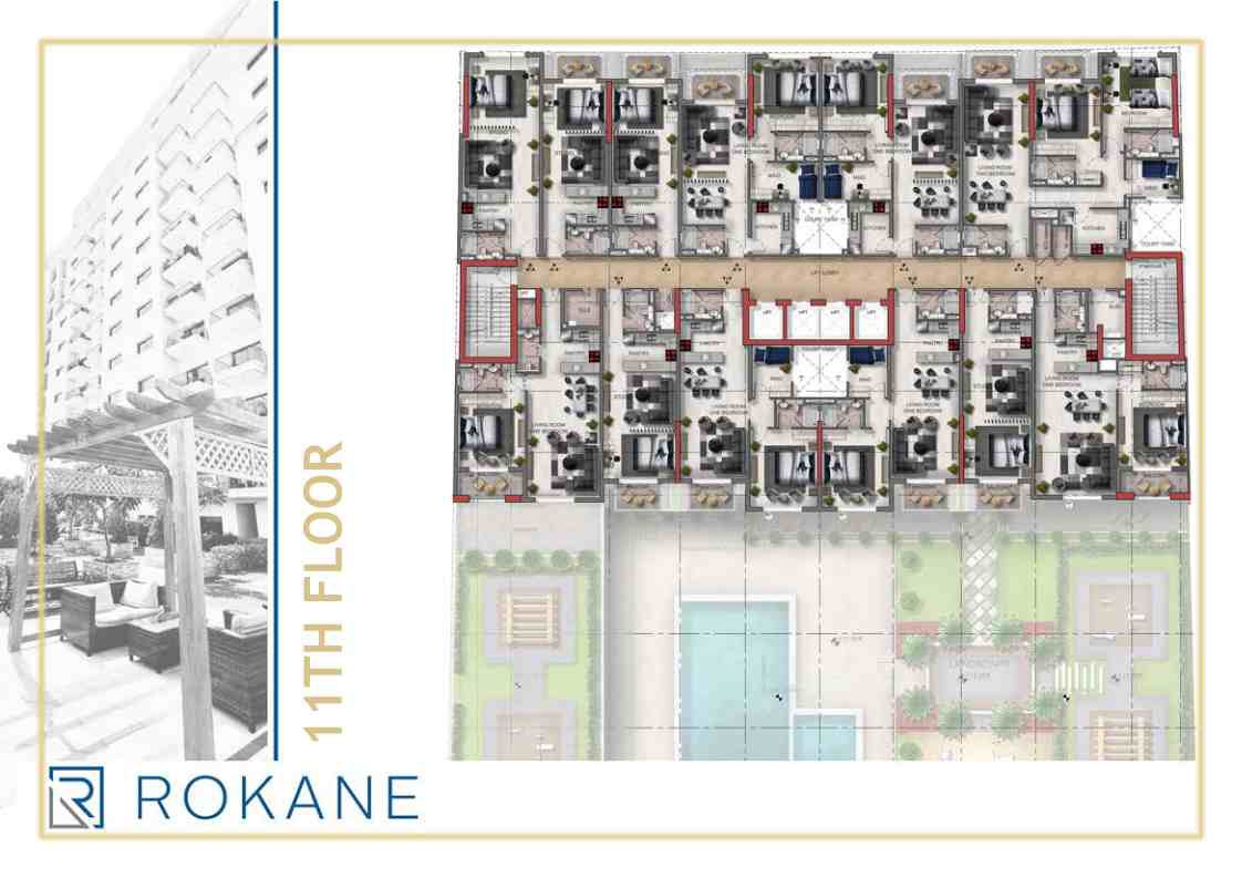Rokane G24 Tower Floor Plans