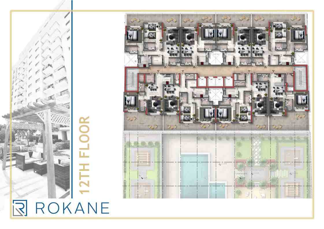 Rokane G24 Tower Floor Plans