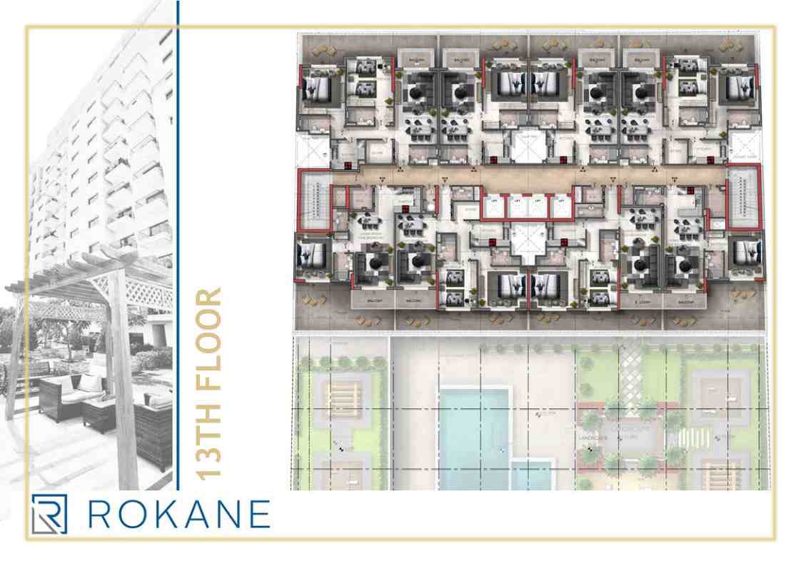 Rokane G24 Tower Floor Plans