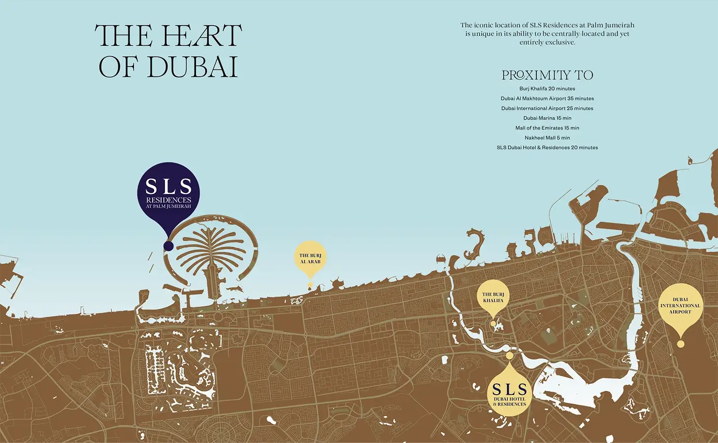 Roya SLS Residences The Palm Location Image